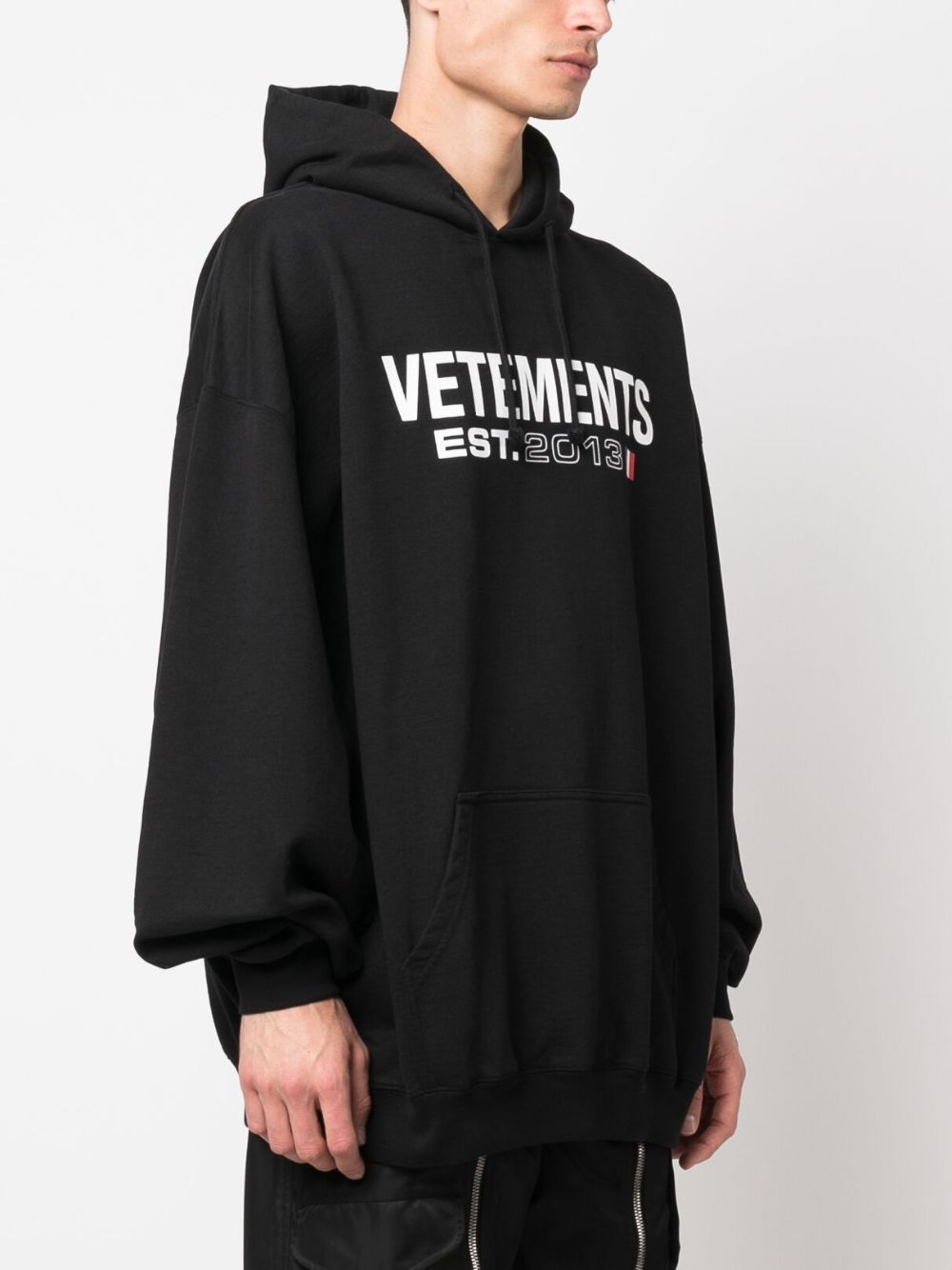 Vetements Logo cotton hoodie