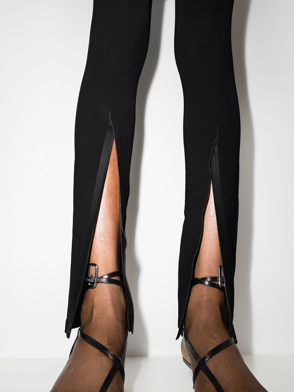 032C Front zip leggings