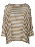 C-Zero Shirt Linen striped sweater