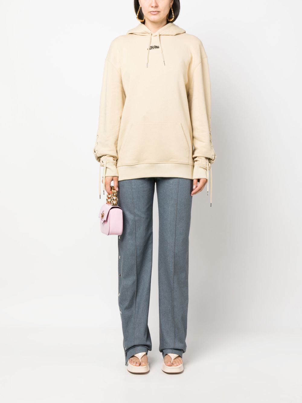 Jean Paul Gaultier Logo cotton hoodie