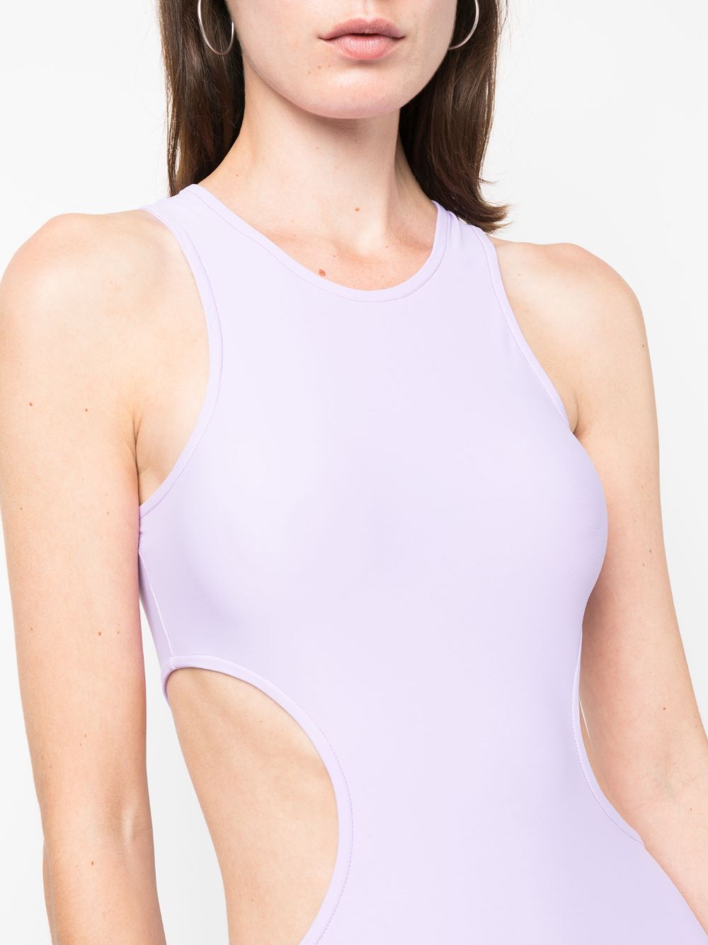 Reina Olga Cut-out detail short dress