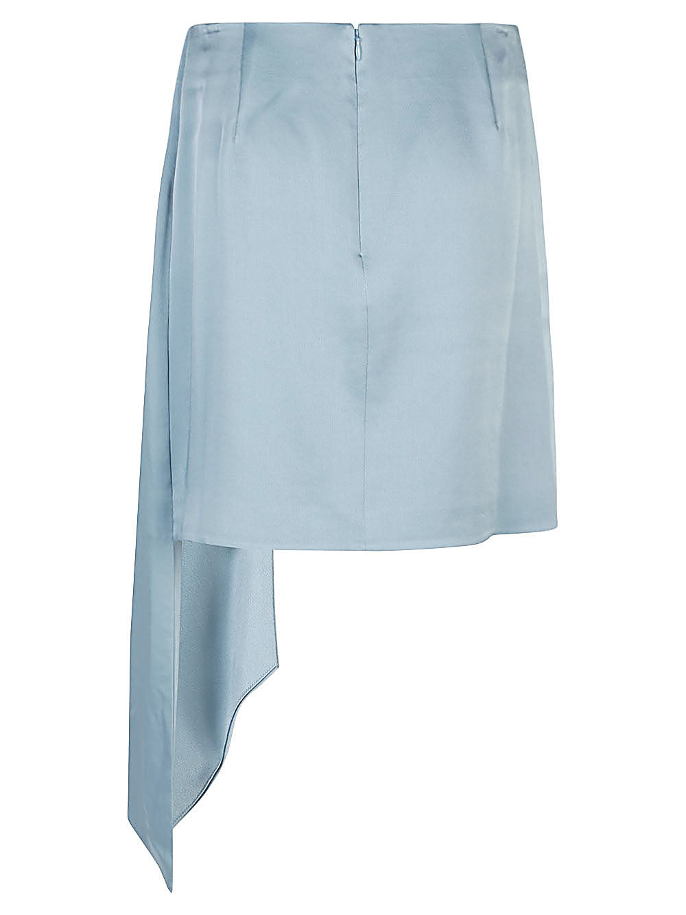 Jonathan Simkhai Mae draped satin mini skirt