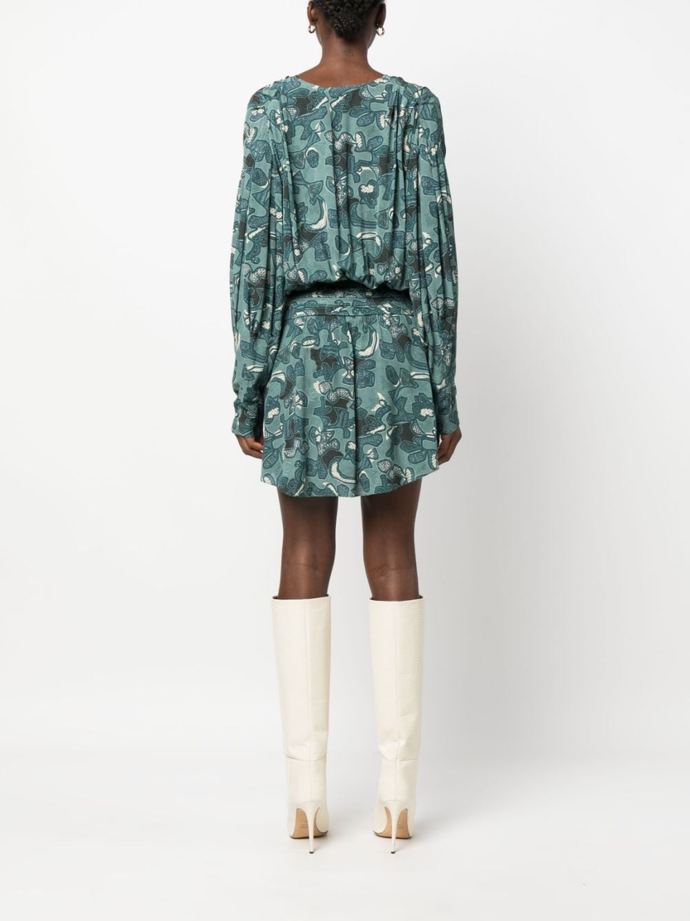 Iro Fontana printed short dress