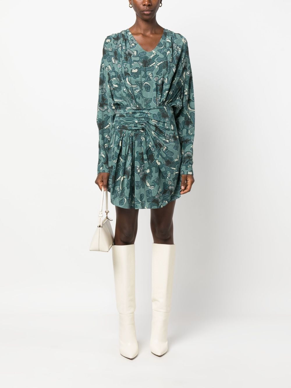 Iro Fontana printed short dress
