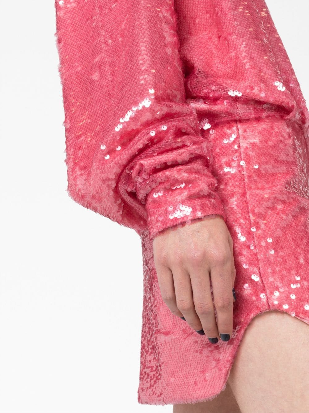 The Attico Gael sequined mini dress