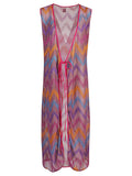 Feel Me Fab Quadrifoglio printed long dress