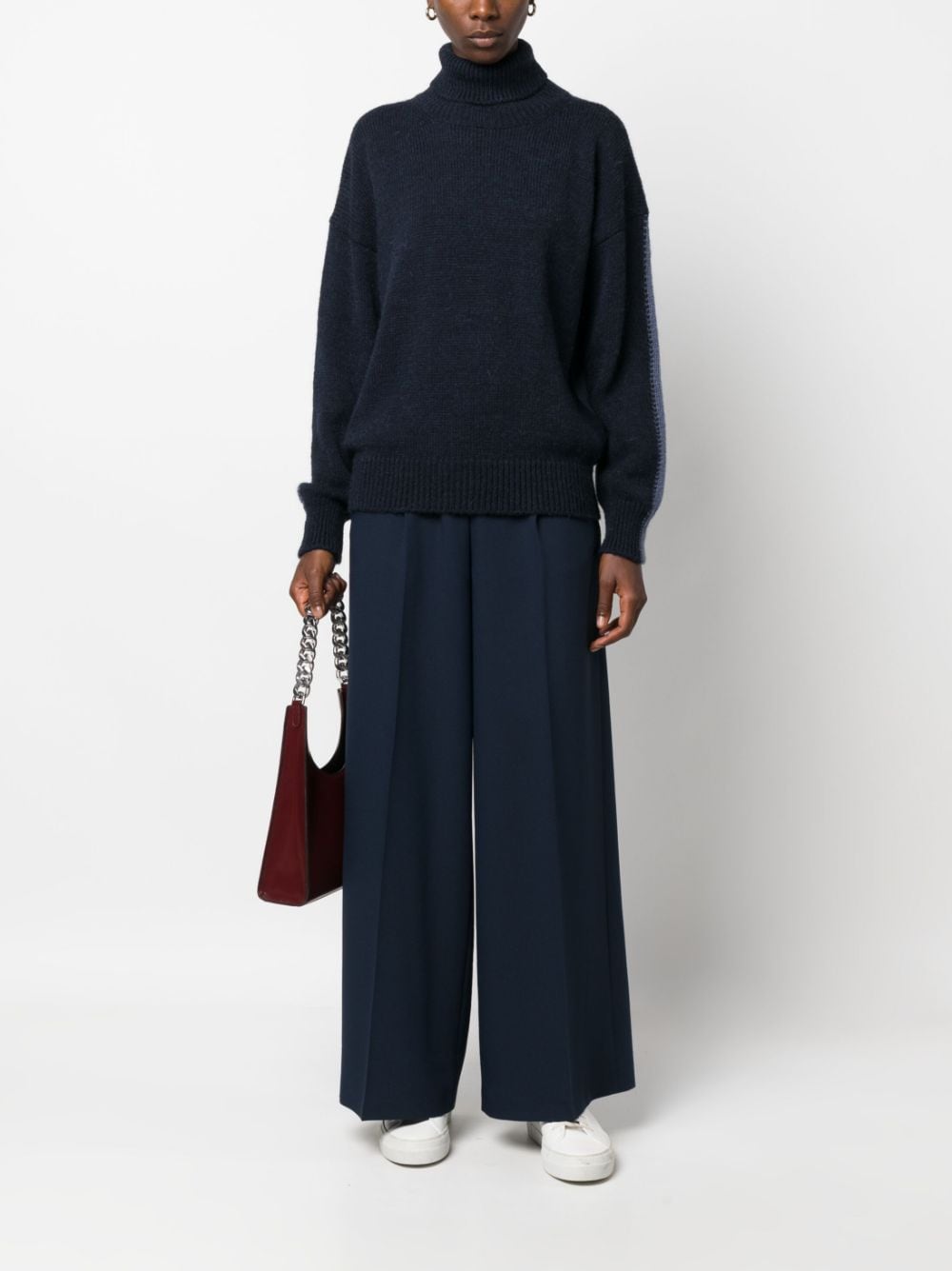 Alysi Mohair wool turtleneck sweater
