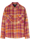 Palm Angels Checked wool overshirt