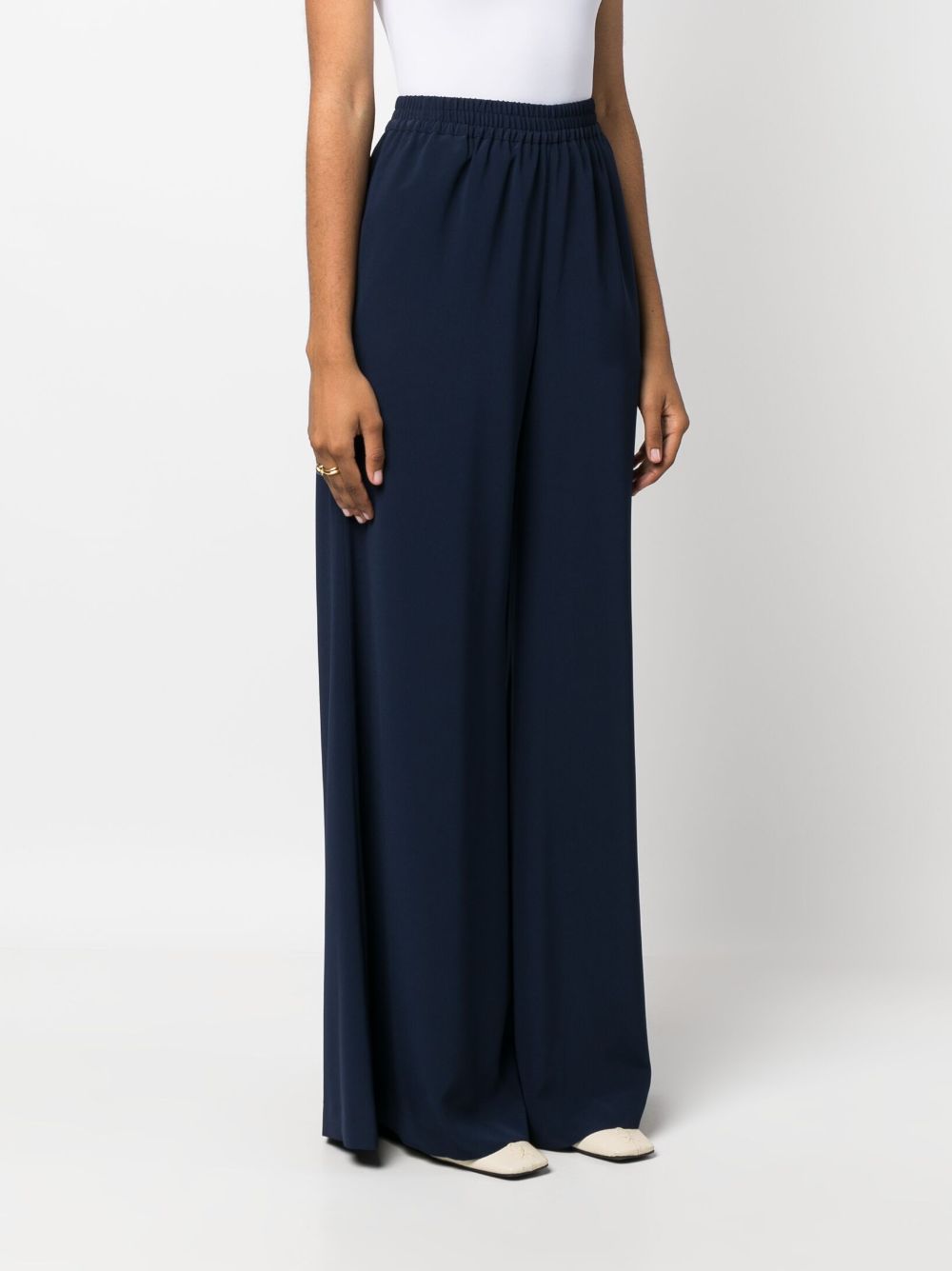 Gianluca Capannolo Satin wide leg trousers