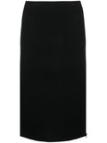 Tom Ford Zipped ribbed silk skirt