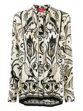F.R.S . Printed silk shirt