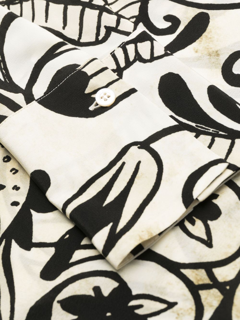 F.R.S . Printed silk shirt