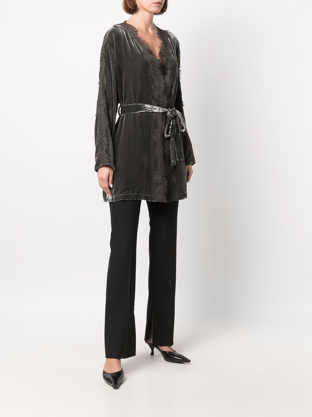 Gold Hawk Velvet long duster