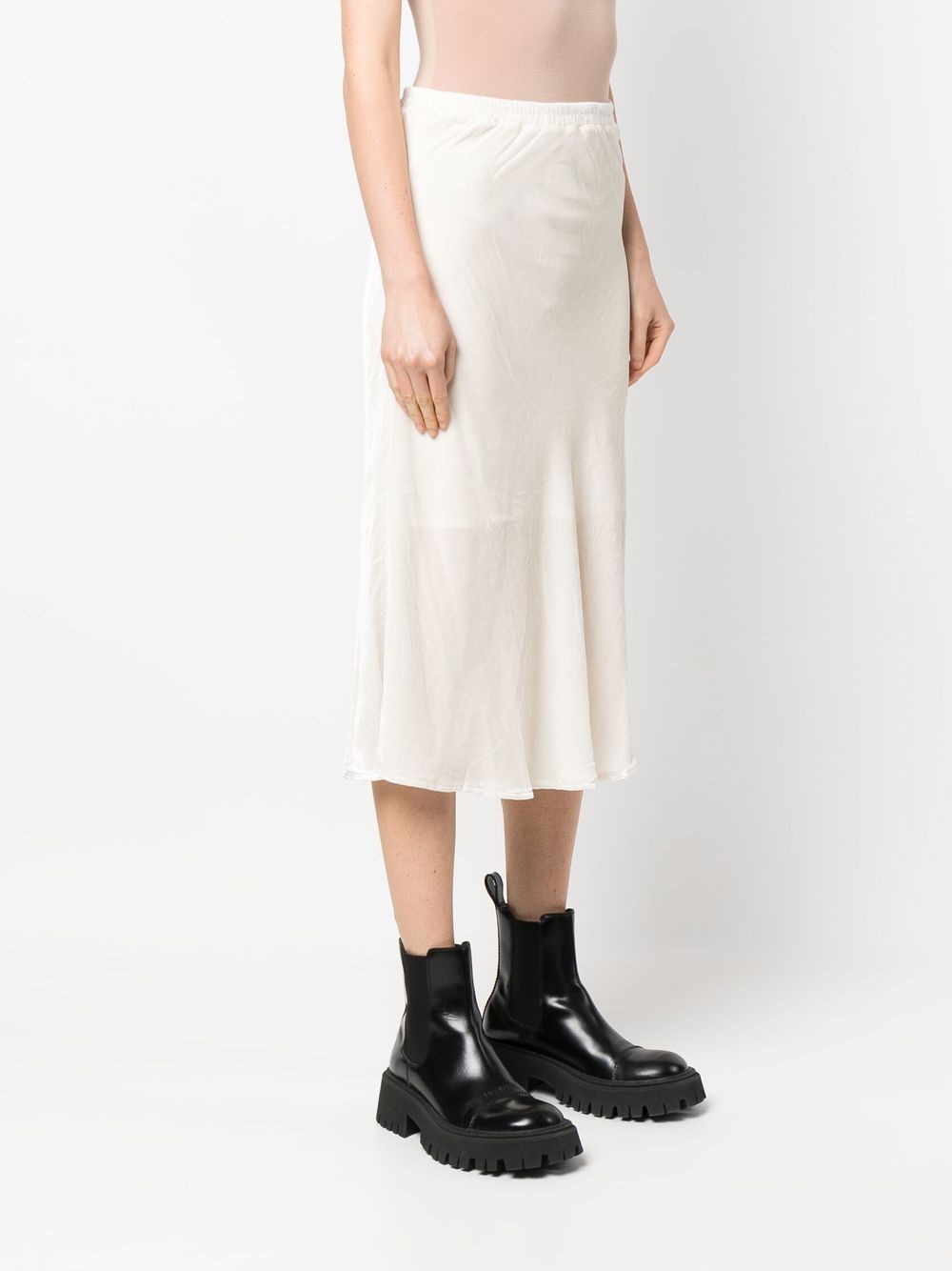 Gold Hawk Velvet long skirt