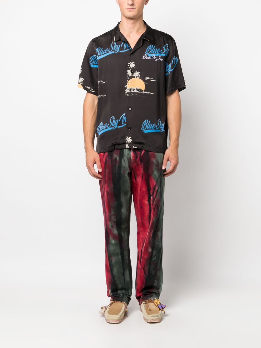 Blue Sky Inn Logo viscose shirt