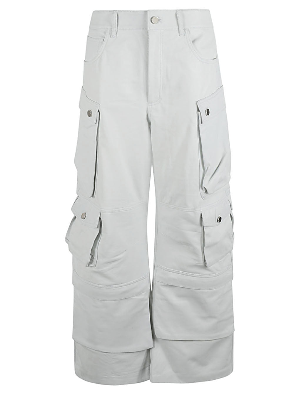 Fermas.Club Leather cargo pants