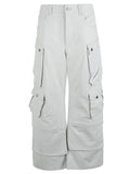 Fermas.Club Leather cargo pants