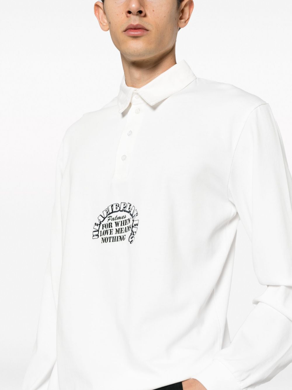Palmes Logo organic cotton shirt