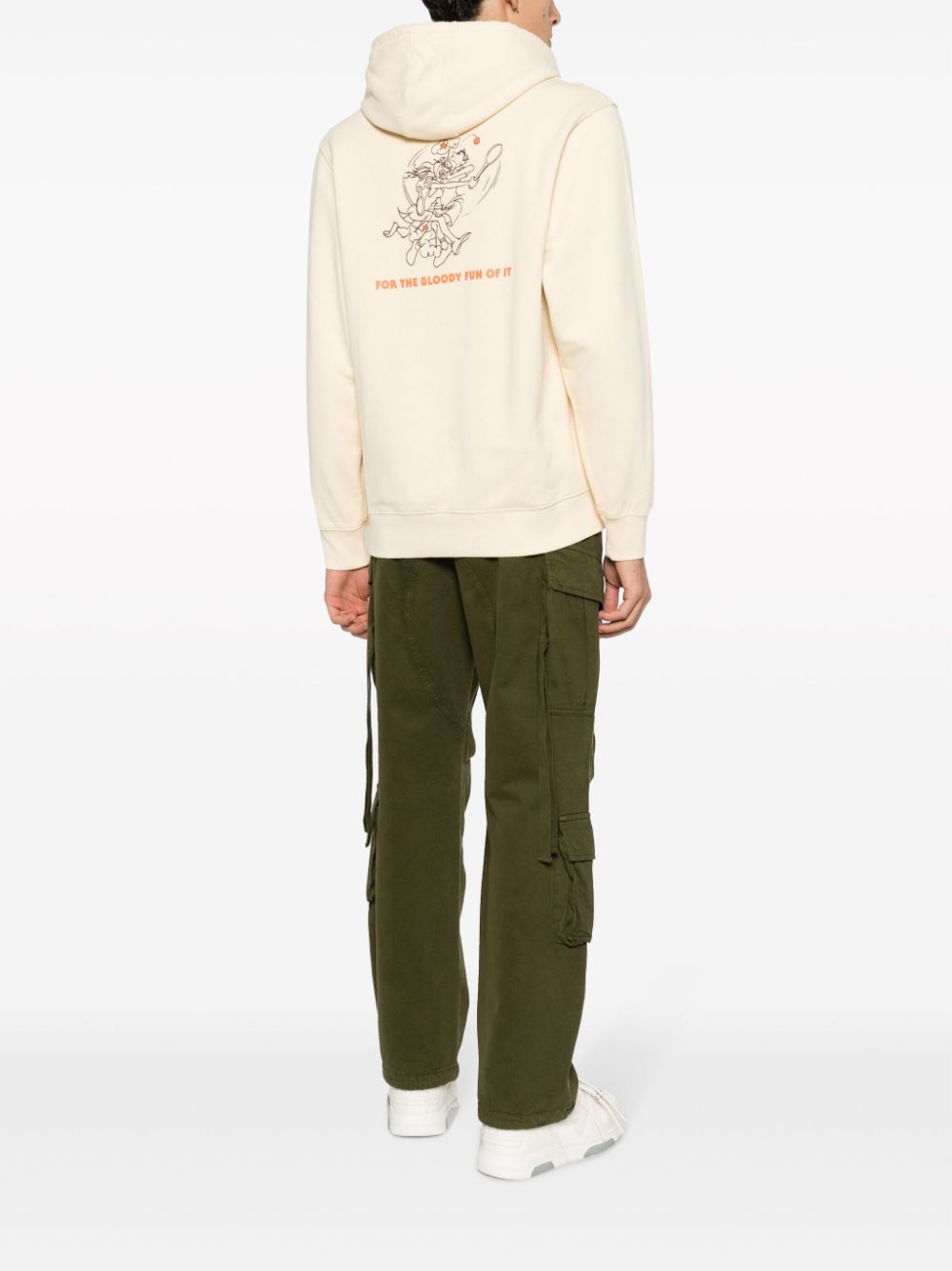 Palmes Logo organic cotton hoodie