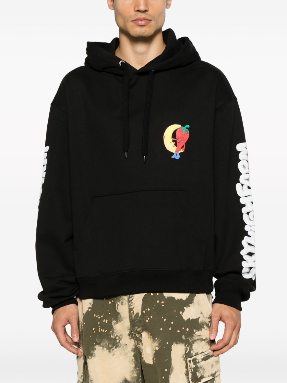 Sky High Farm Workwear Logo cotton hoodie