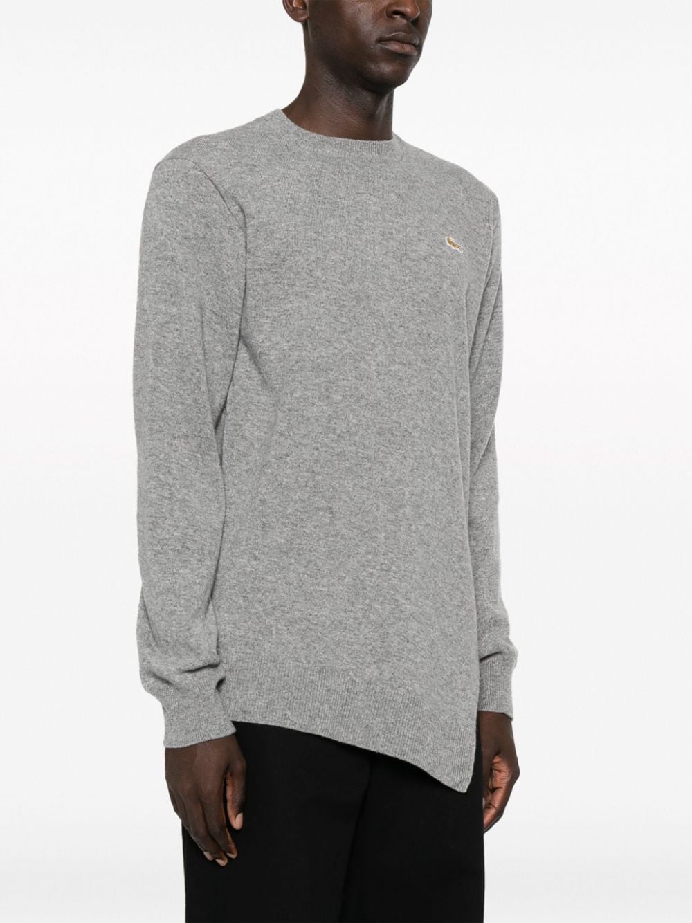 Comme Des Garcons x Lacoste Asymmetric Wool Sweater