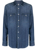 Boglioli Denim button-down shirt