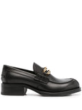 Lanvin Black Medley Leather Loafers