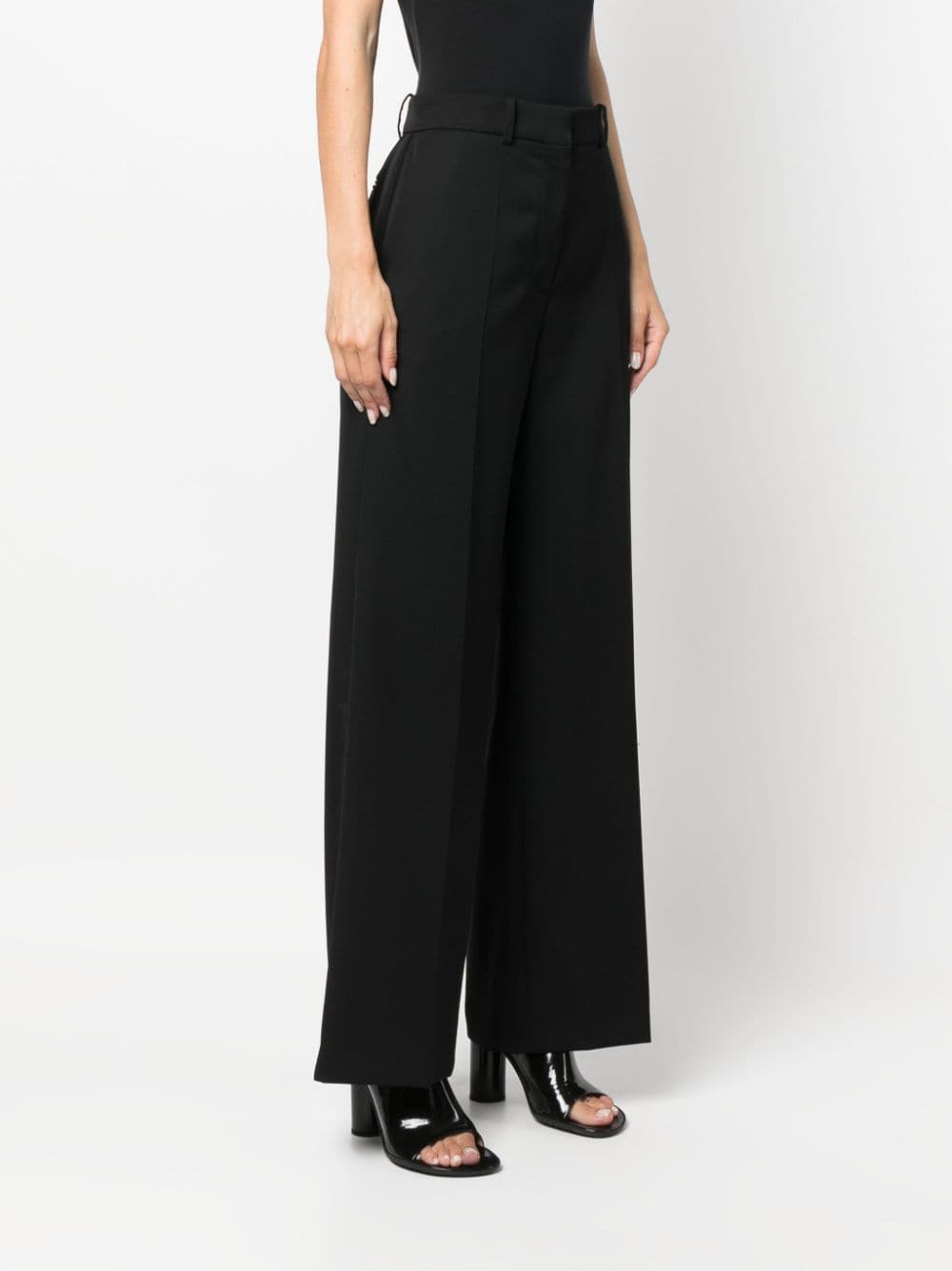 Lanvin Wide leg wool trousers