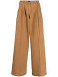 Gabriele Pasini Wide leg cotton trousers