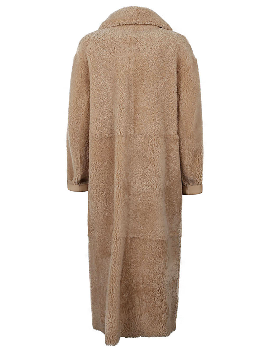 Enes Allegra leather long coat