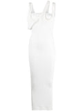 The Attico Ribbed jersey midi dress - Runway