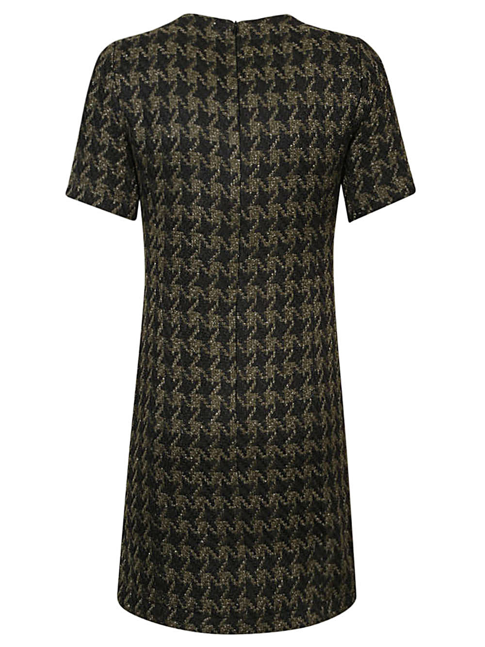 5Progress Houndstooth wool blend short dress