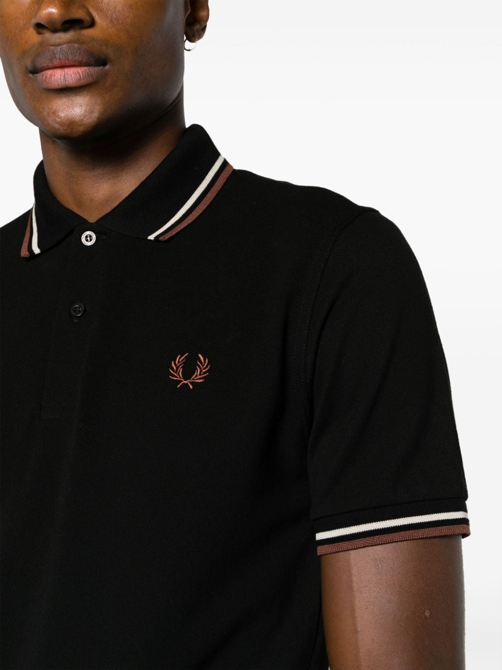 Fred Perry Logo cotton polo shirt