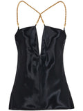 Ferragamo Satin sleeveless top