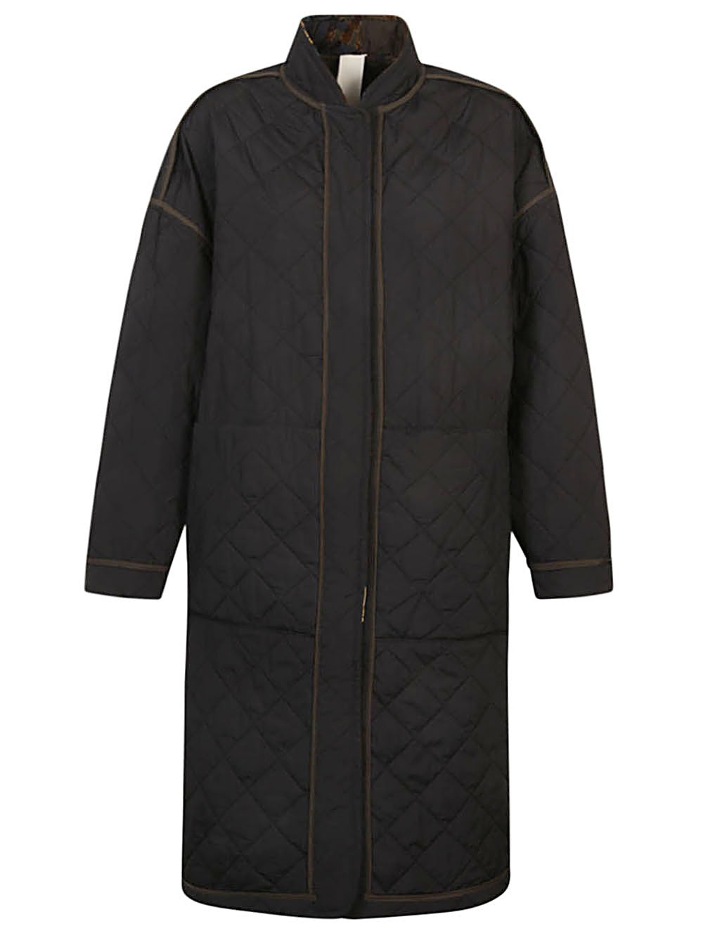Konrad Petra camouflage print ovesized coat