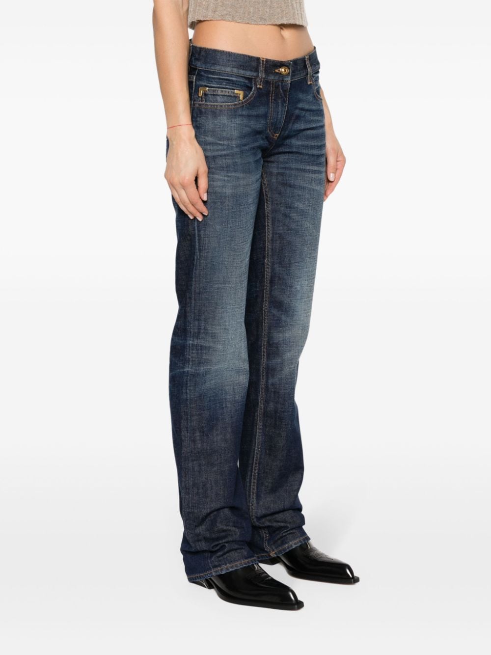 Palm Angels Straight leg denim jeans
