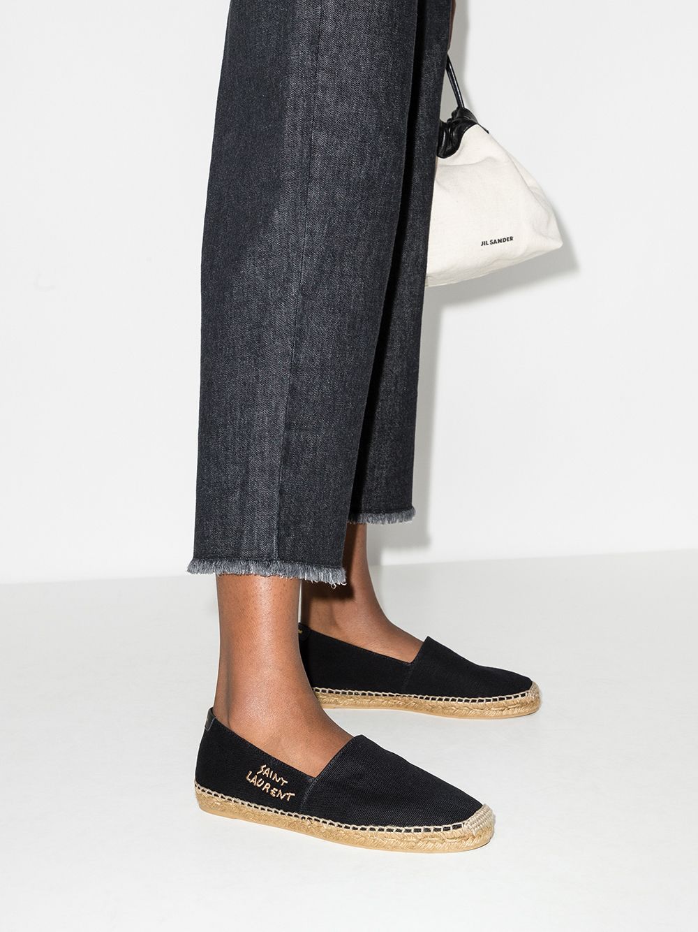 Saint Laurent logo-embroidered Espadrilles