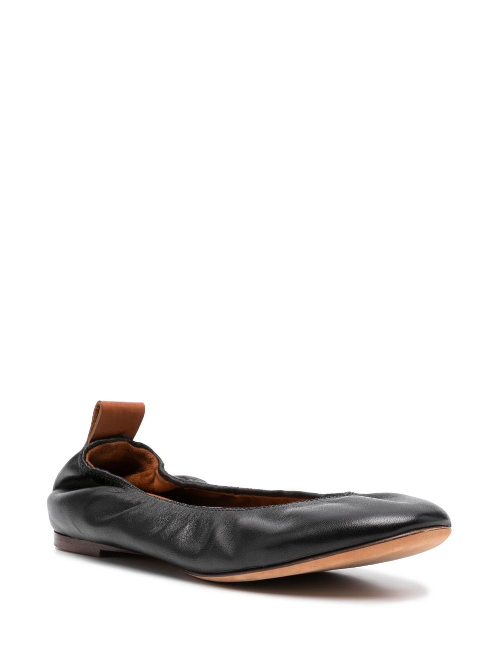 Lanvin Leather Ballerina Shoes