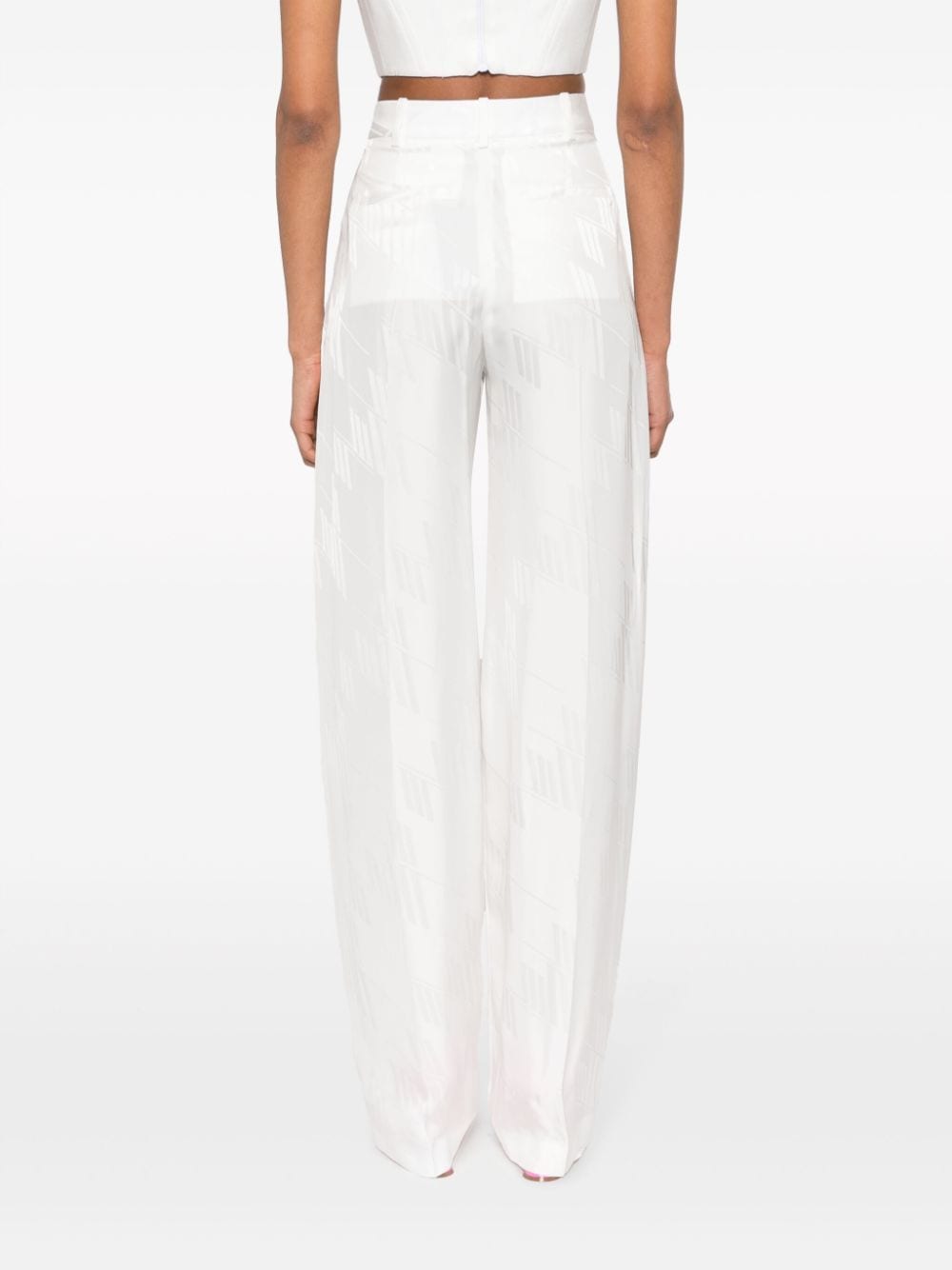 The Attico Logo trousers