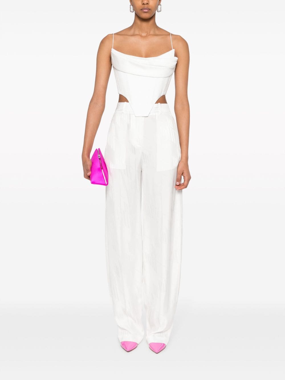 The Attico Logo trousers