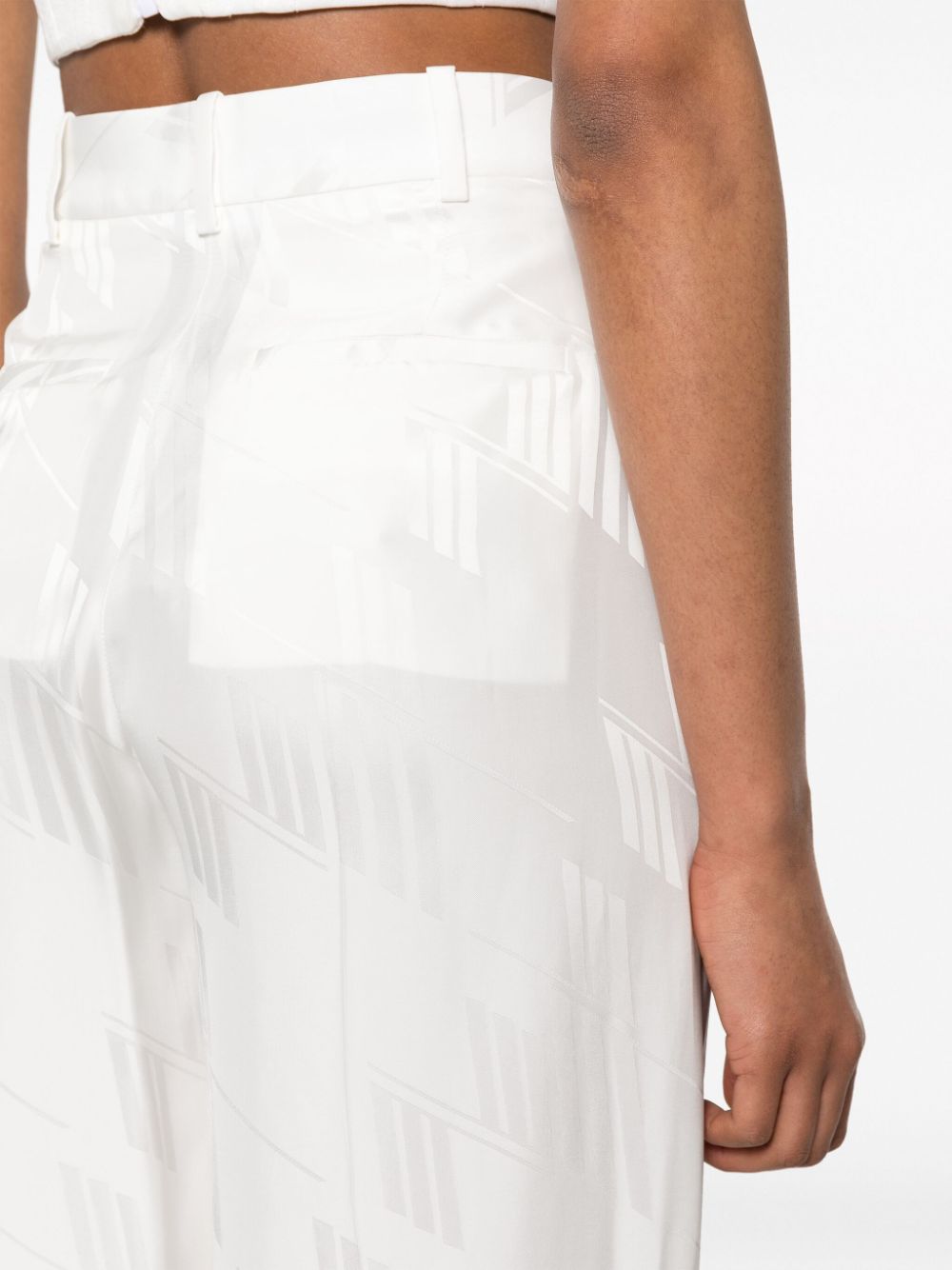 The Attico Logo trousers