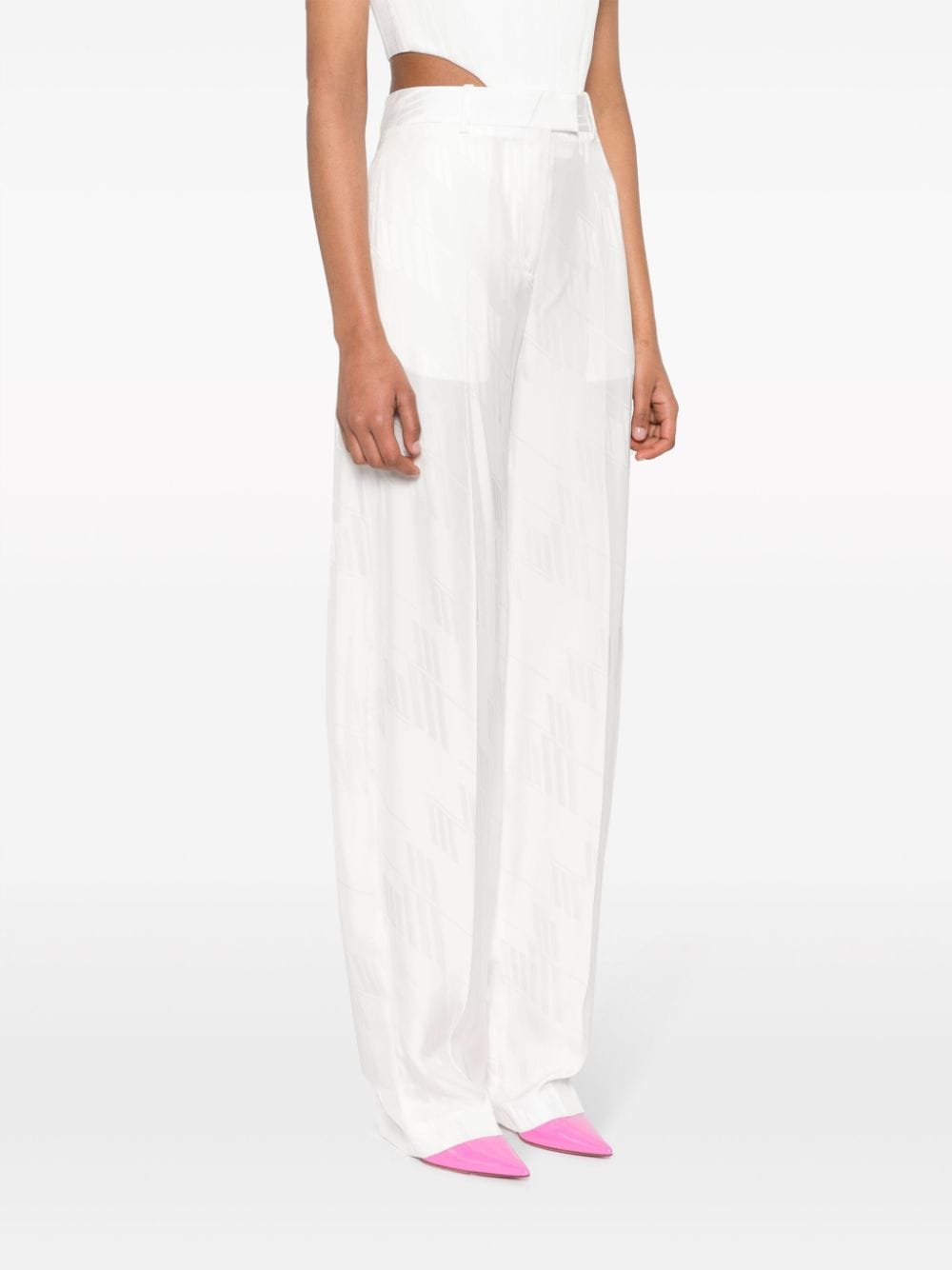 The Attico Logo trousers