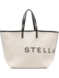 Stella McCartney Logo canvas tote bag