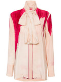 F.R.S . Printed crepe de chine shirt