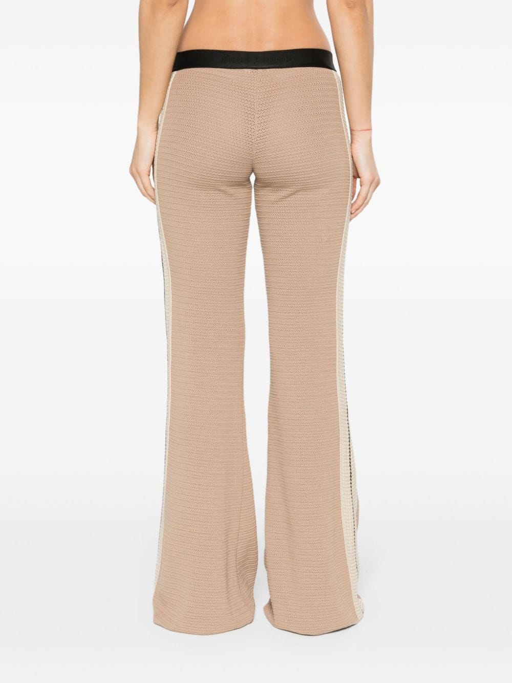 Palm Angels Logo tape knitted trousers