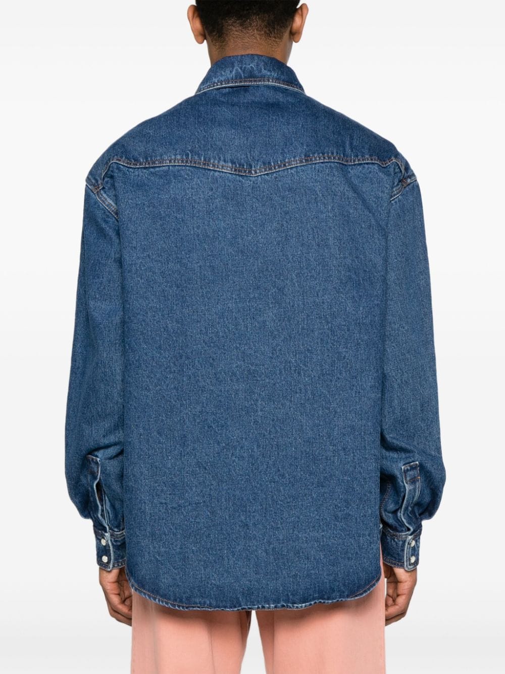 Palm Angels Monogram denim shirt