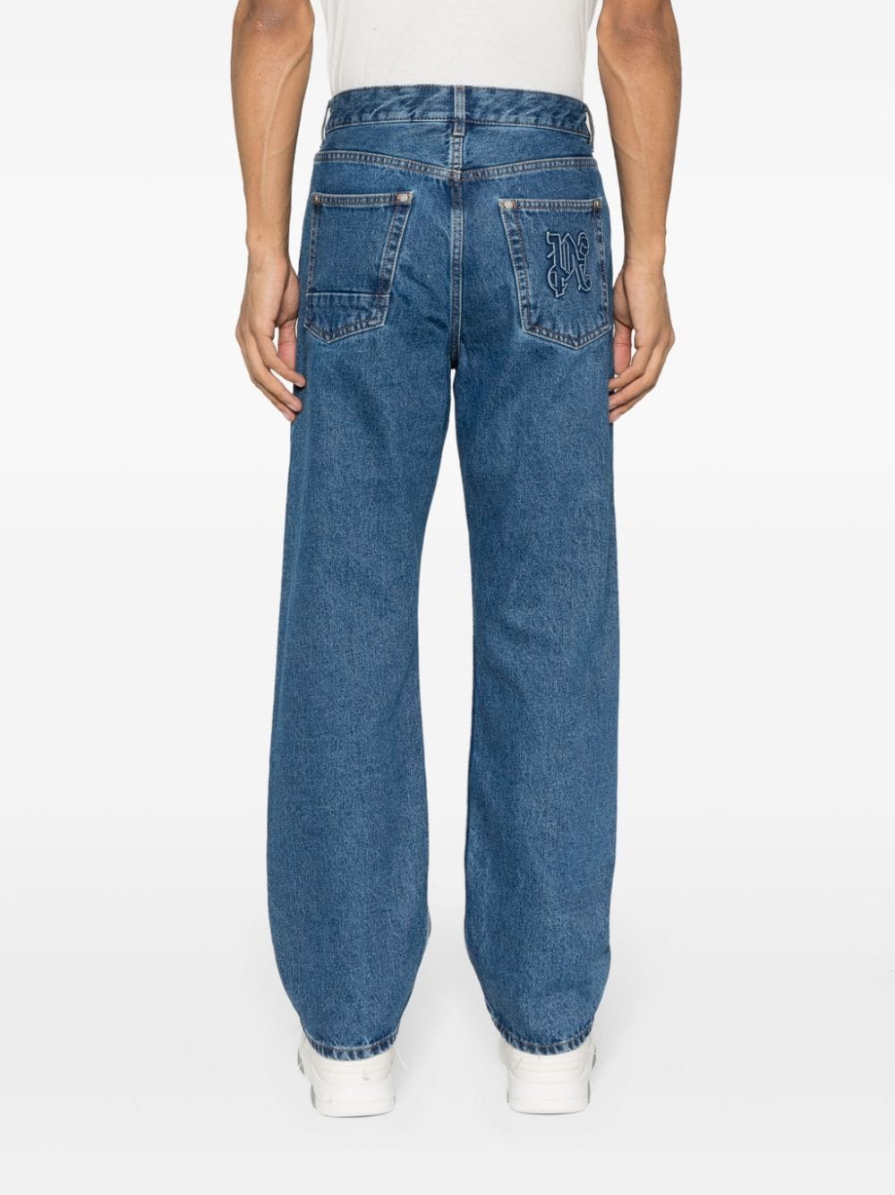Palm Angels Monogram denim jeans