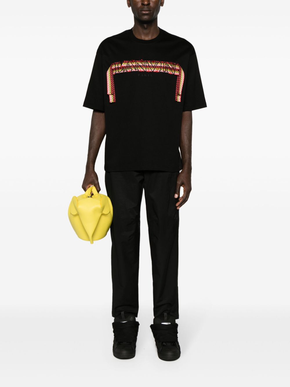 Lanvin Cotton blend biker trousers