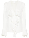 Givenchy Silk ruffled blouse