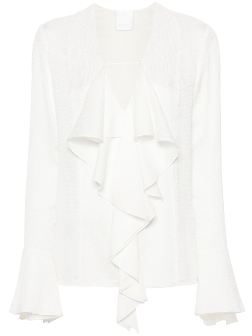 Givenchy Silk ruffled blouse